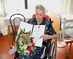 95 éves Barta Zoltánné