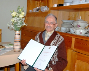 90 éves Barta József