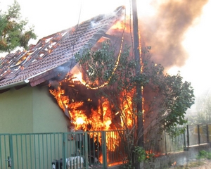 Leégett egy családi ház