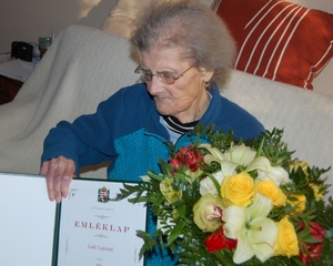90 éves Laki Lajosné