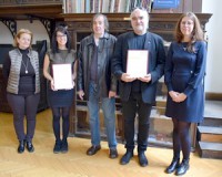 Három művész a  fővárosban vette át az Őszi Tárlat díjait