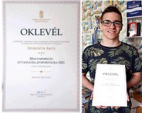 Magyarország jó tanulója jó sportolója díjazott lett Horváth Ákos