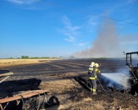 Szabadtéri tűzesetek - idén már csaknem két és félszer több