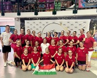 Vásárhelyi mazsorettek Monzában
