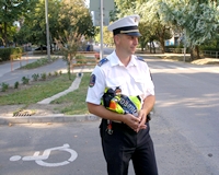 A vásárhelyi rendőrök újítása a balesetmegelőzésben