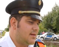 Visszatartották a rendőrök egy gyorshajtó román autós járművét