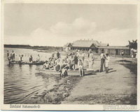 A szanatórium előtti tó is népszerű volt 