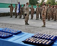 NATO-medál a misszió katonáinak