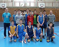 Ezüstérmes lett a Németh László kosárcsapata